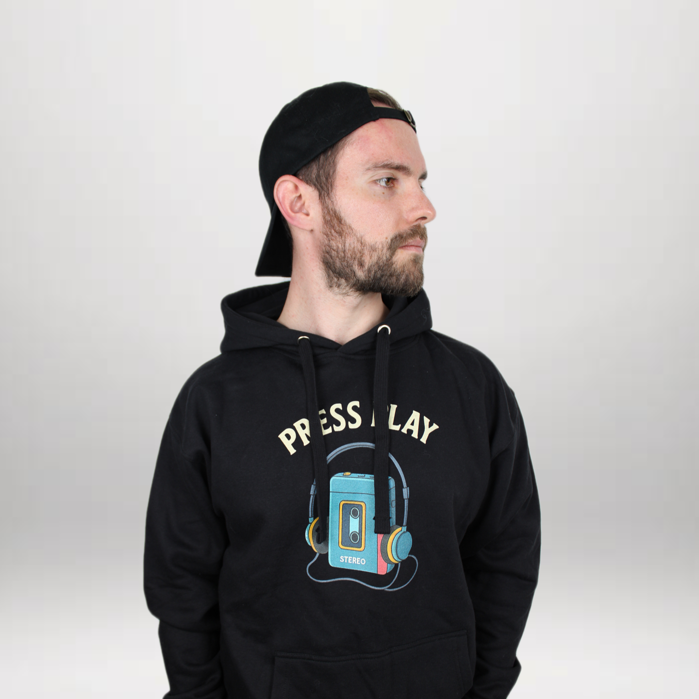 „Press Play“ Hoodie