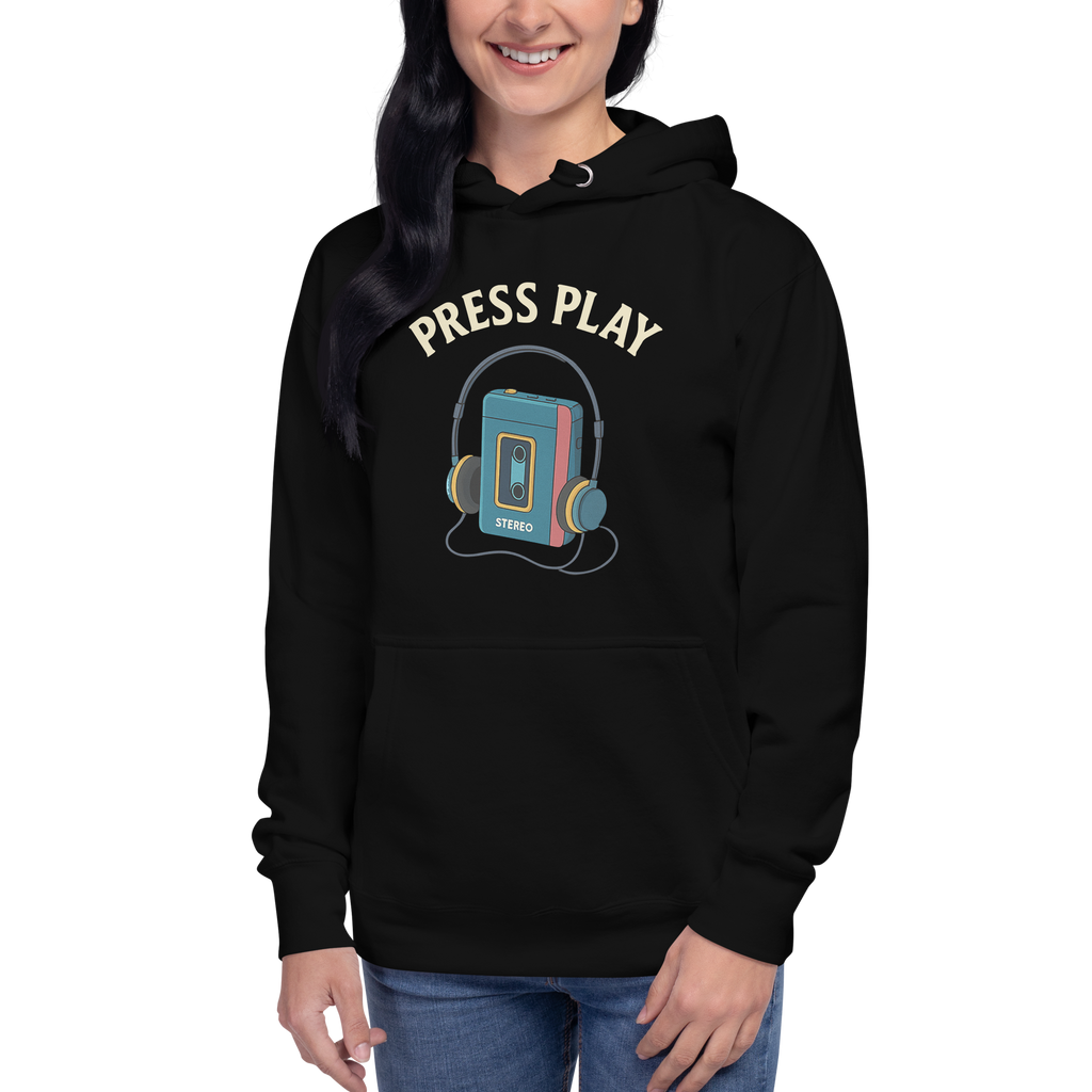 „Press Play“ Hoodie